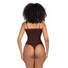 Women’s Strapless Shapewear Bodysuit | Tummy Control Thong Body Shaper Sculpting Tube Top Leotard