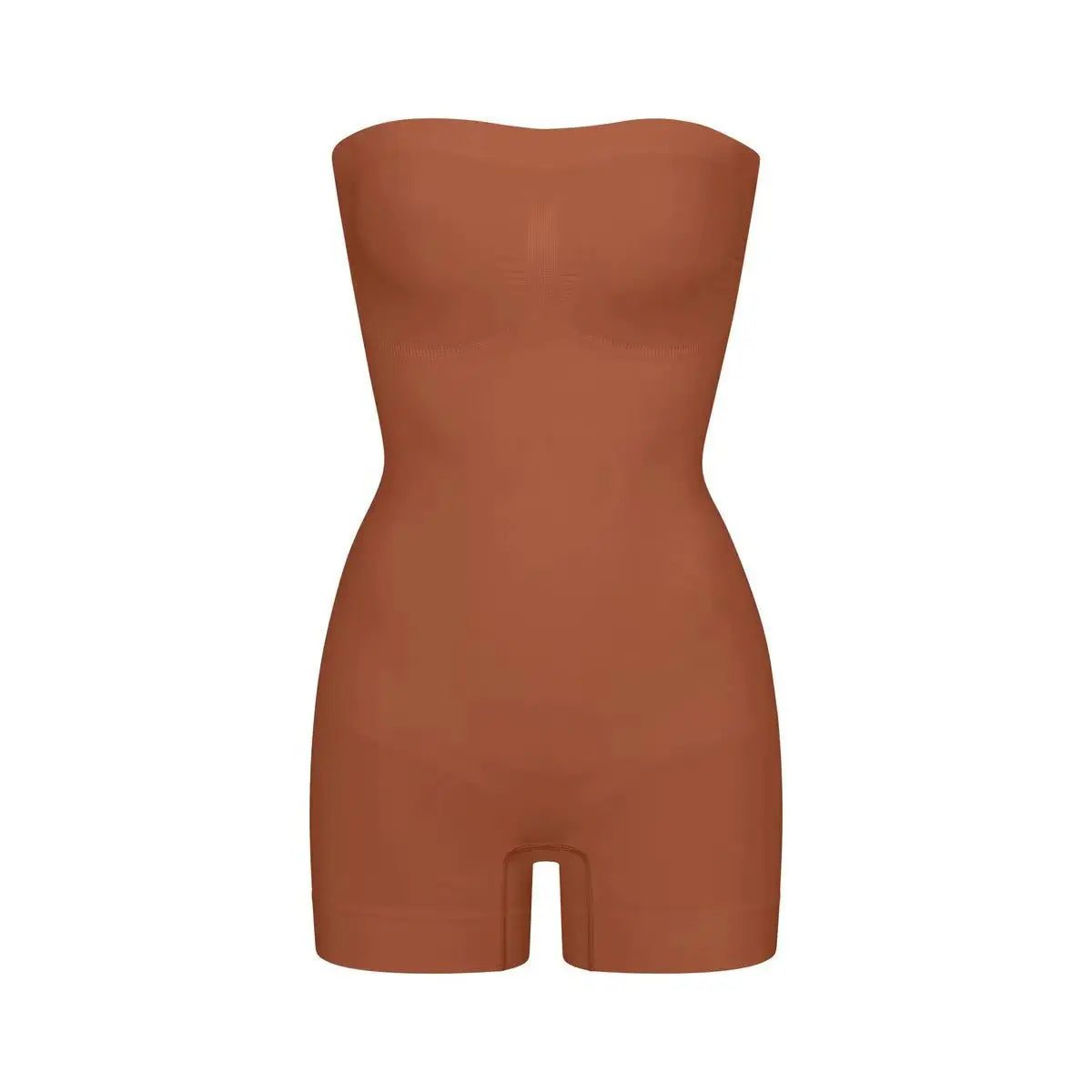 Women’s Strapless Shapewear Bodysuit | Tummy Control Thong Body Shaper Sculpting Tube Top Leotard