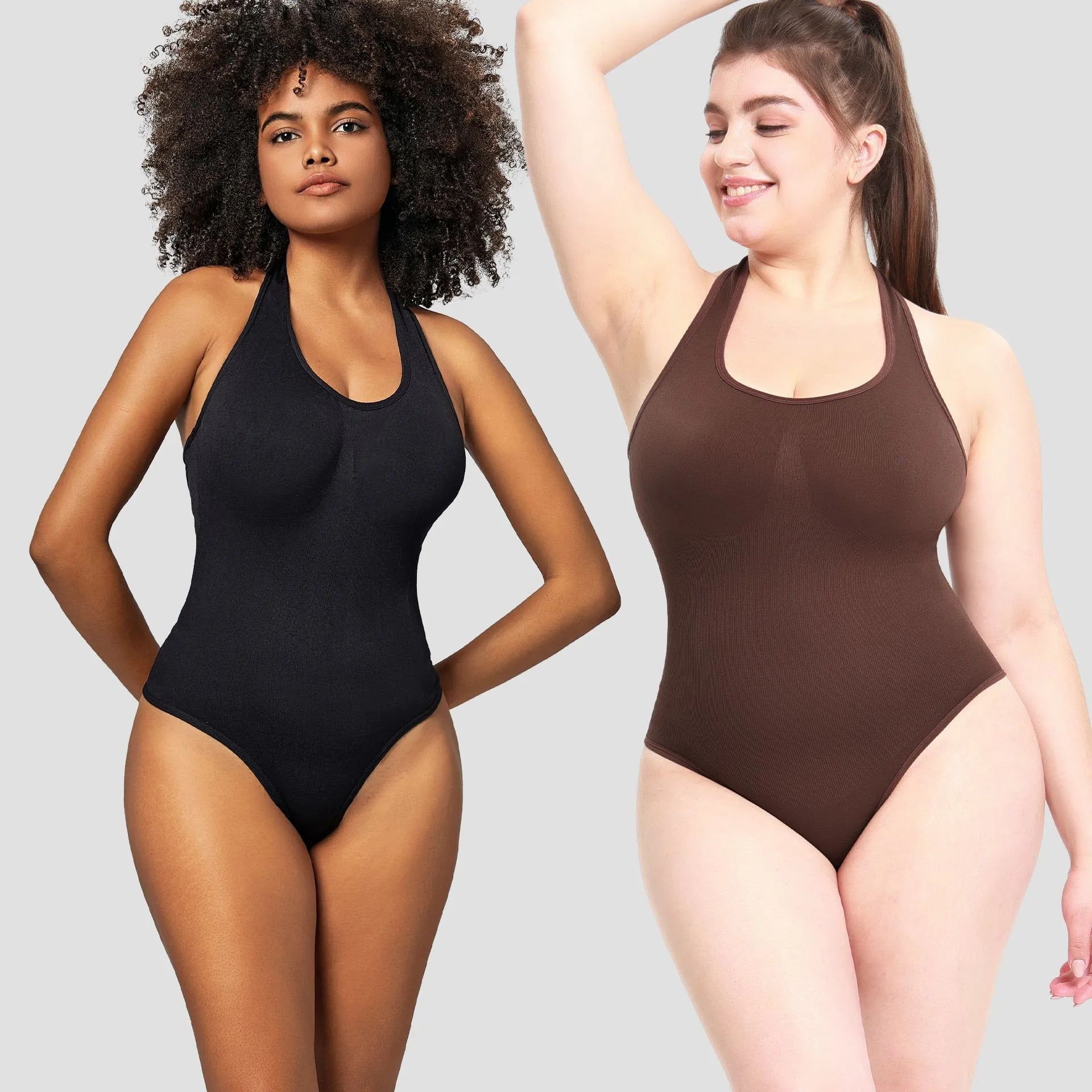 Women’s Tummy Control Shapewear Bodysuit | Seamless Sculpting Thong Tank Top